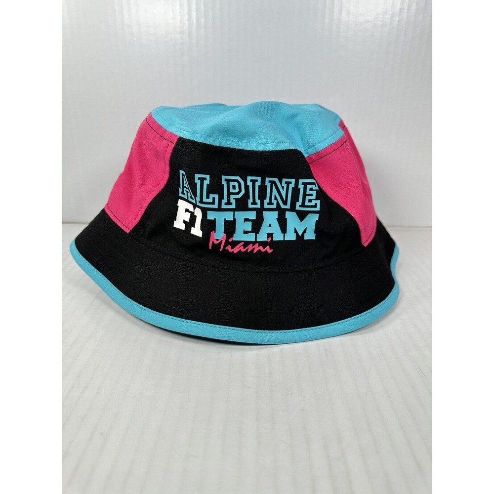 New Era Men’s Alpine 2023 F1 Miami Traveler Bucket Hat Size Medium BRAND NEW